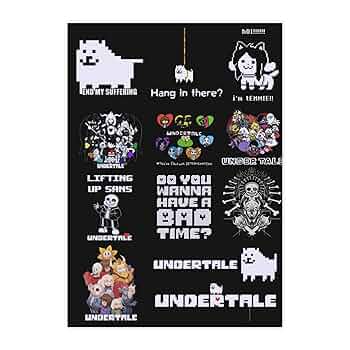 undertale　紙製雑貨　戌年　特典　犬みくじ　4点セット＋ステッカー undertale 紙製雑貨 戌年 特典 犬みくじ 4点セット＋ステッカー